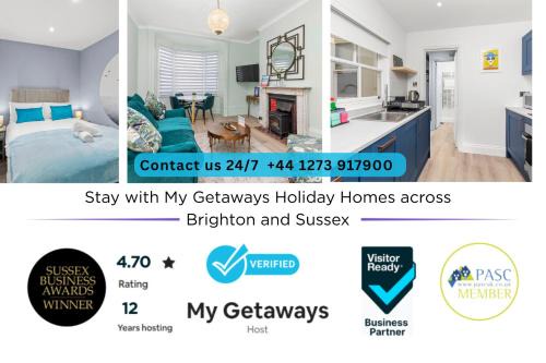 Kemptown Appartement | Coastal Breeze with Seaview By My Getaways