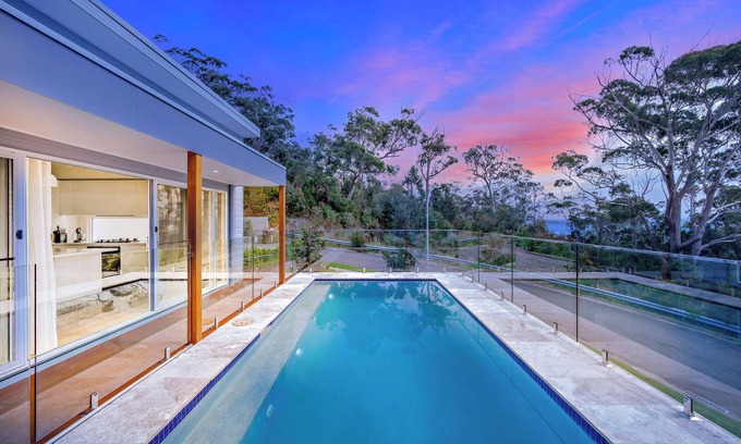 Corlette Maison | Coastal Luxury Swimming Pool Water and Bushland Views