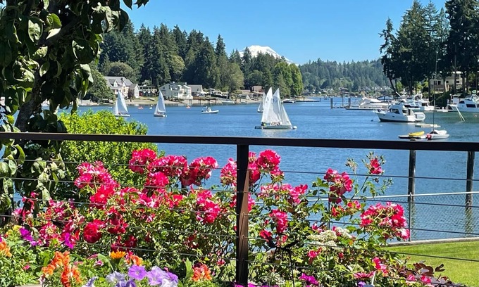 Gig Harbor Appartement | Waterfront et Mt. vue Rainier!