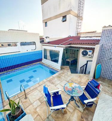 Asturias Appartement | Cobertura 51 de 3 quartos com piscina e churrasqueira privativa