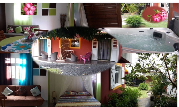 Baillif Maison | COCO MANGO 2 F2 avec spa proches Soufrière idéal randonnée, rivière, mer, voile