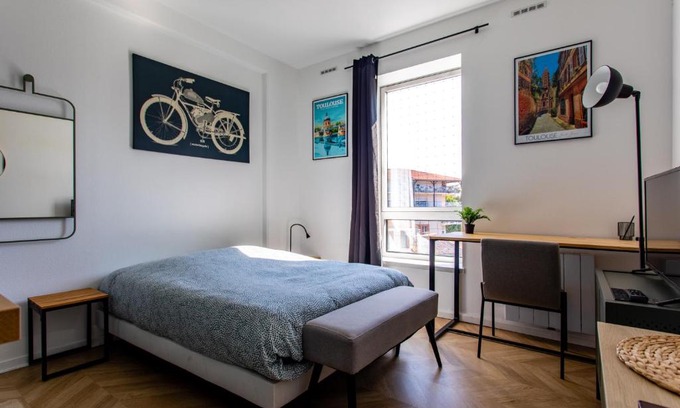 Compans-Caffarelli Appartement | Cocon Moderne Compans Caffarelli - Métro, Charme & Confort
