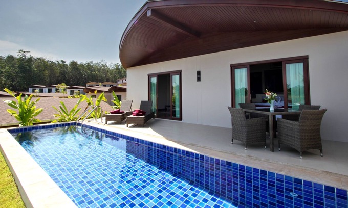 Maprao Island Villa | Villa Coconut Island 2 chambres avec vue sur le jardin