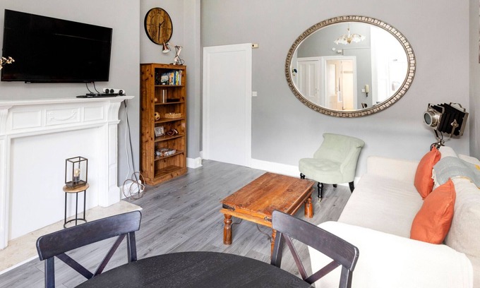 Merchiston Appartement | Appartement-en Ville-Salle de bain privée séparée-Vue sur Jardin