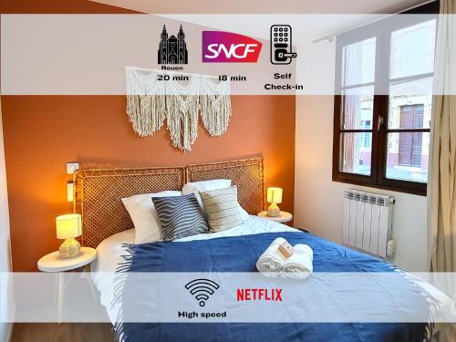 Caudebec-les-Elbeuf Appartement | Colonial - Élégant deux-pièces à 20min de Rouen