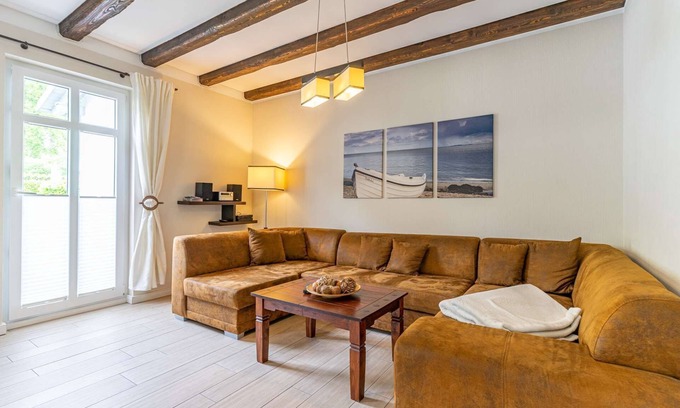 Glowe Appartement | Appartement Confort - Jasmund - NOUVEAU: Maison de vacances avec cheminée, 2 salles de bains, 2 chambres - au bord de l'eau