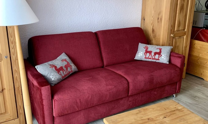 Les Deux Alpes Appartement | CabourgB Tout confort 34 m² balcon sud pied des pistes 2 alpes 4/5 pers. Parking