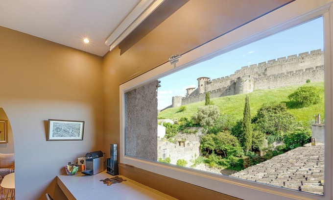 Carcassonne Appartement | Confortable , appartement, proximité, vue sur la cité de Carcassonne, Aude