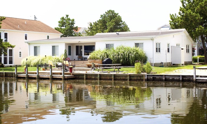 South Bethany Harbor Maison | Confortable maison de plage avec canal et proche Proximité de la plage