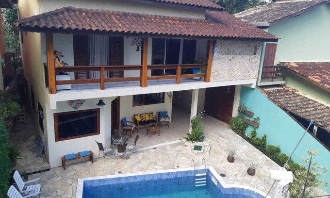Praia do Toque-Toque Pequeno Maison | Maison confortable, AVEC PISCINE, 4 dortoir, 2 SUITE, 2 SINGLE, accueille 12 personnes.