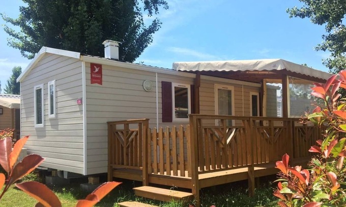 Condrieu Maison | Mobil-home tout confort au bord de la Viarhrôna, proche LYON