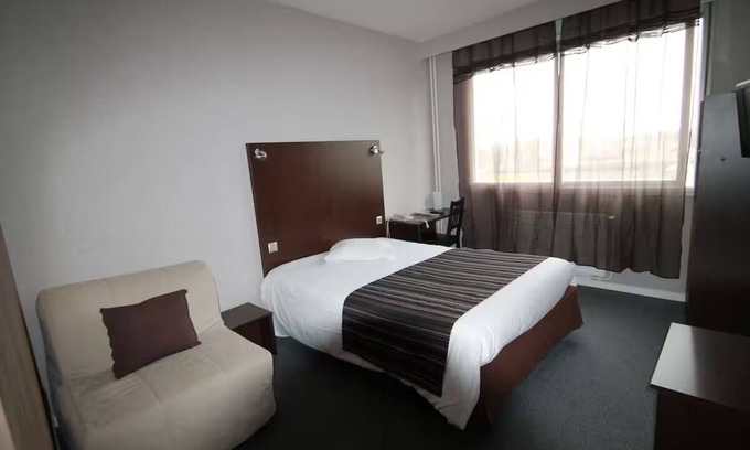 Saint-Priest Hôtel | Comfortable Stay with Cozy Rooms and Proximity to Olympic Park, Free Parking