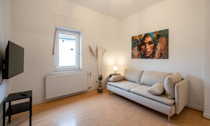 Bielefeld Appartement | Quadruple-Confort-Salle de bain privée séparée-Obergeschoss