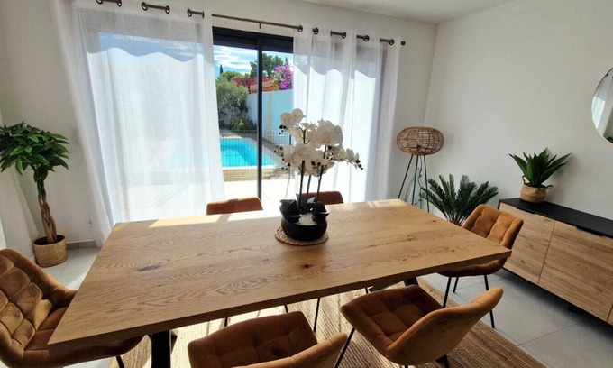 Bages Villa | Villa grand confort avec piscine privée dans résidence calme et sécurisée