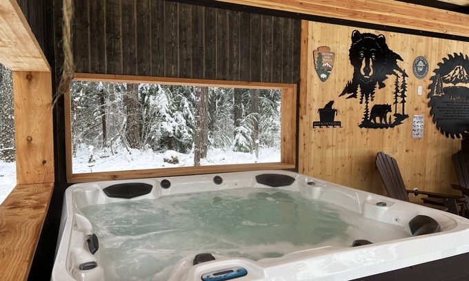 Ashford Cabine | Comfy Family Cabin w/Solo Stove Firepit, EV & Spa!