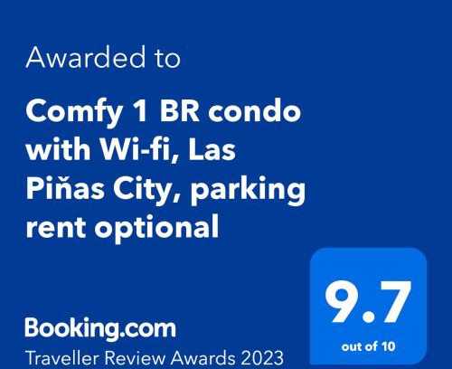 Las Pinas Appartement | Comfy Studio unit with Wi-fi, Las Piňas City, parking rent optional