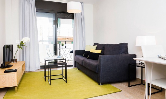Hostafrancs Appartement | Appartement avec un nouveau balcon à Barcelone