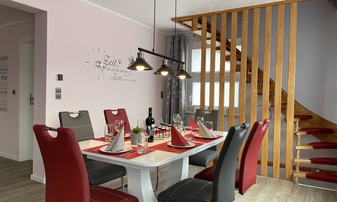 Walkenried Maison | Completely renovated vacation home - up to 8 pers. with sauna and fenced garden