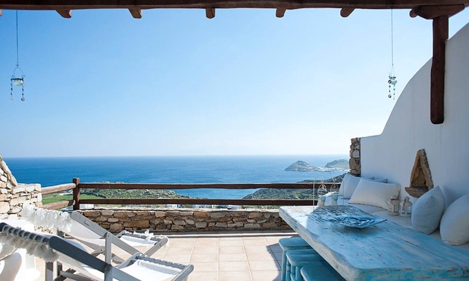 Kalafatis Maison | Complex house, swimming pool, sea view near the beach of Lia and Kalafati