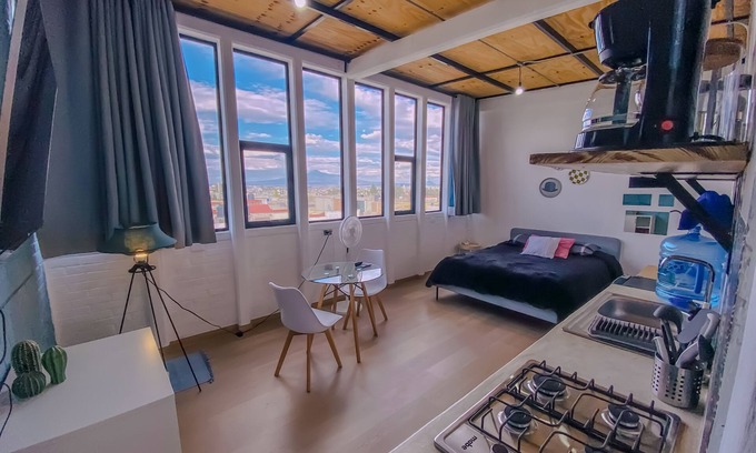 Cholula Appartement | Con VISTA espectacular de San Andrés Cholula, Puebla. Pueblo magico