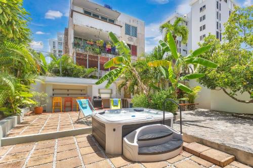 Santurce Maison | Condado Villa 4Bd 3Ba Spa-Generator-Parking