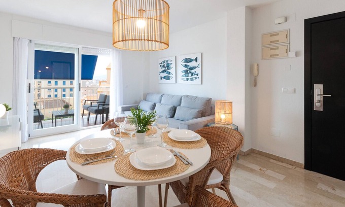 Grao de Gandia Appartement | Avec charme, à quelques mètres de la plage. A / C et wifi gratuit. Terrasse avec vue sur la mer