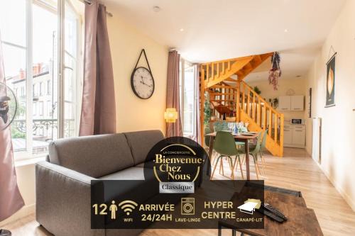 Clermont Ferrand City Centre Appartement | Confort et Espace 12pers centre Lamartine
