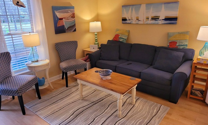 Kennebunkport Copropriété | Condo de plage contemporain à The Resort at Goose Rocks - FIN DE L'UNITÉ WiFi dans l'unité