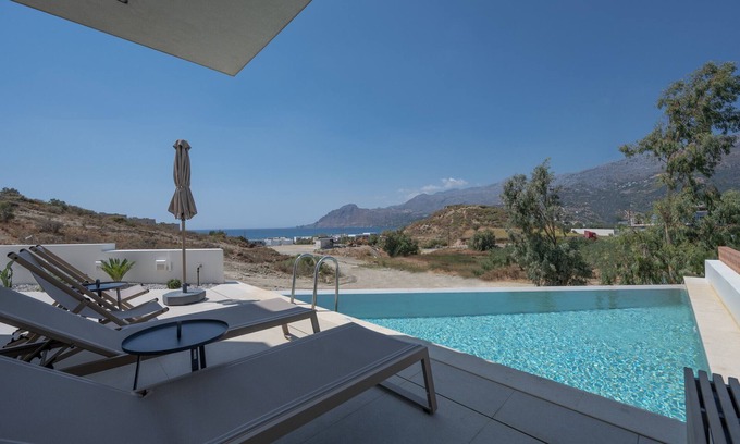 Plakias Villa | Corallia villa 1, with pool in Plakias resort