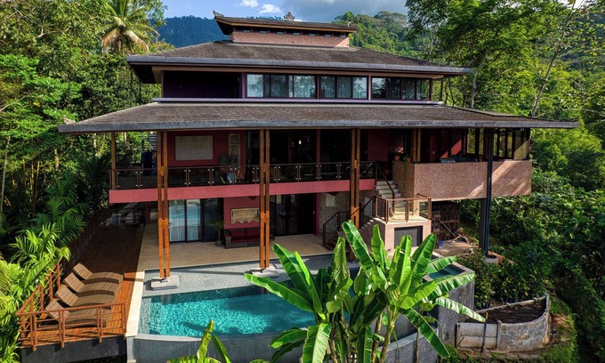 Ballena Maison | Visionary Art House - Bali Style - Asian Tropical Paradise in Costa Rica
