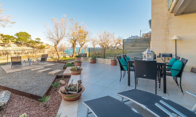 Cala Carbo Appartement | Bel appartement pour 4 personnes avec WIFI, climatisation, TV et patio