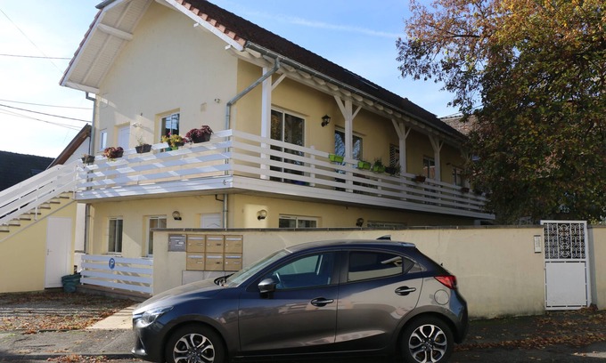 Horbourg-Wihr Appartement | Appartement convivial avec balcon, vue sur jardin