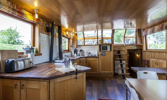 Merkem Location De Bateaux | Cosy Boat in Merkem with Terrace