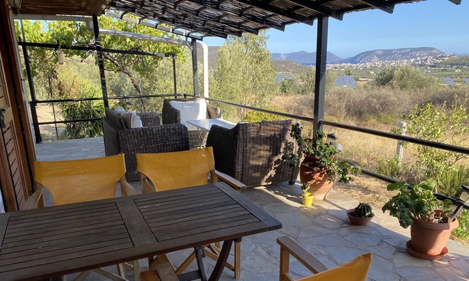Ermionida Cottage | Cosy Calm Cottage in olive trees with sea view