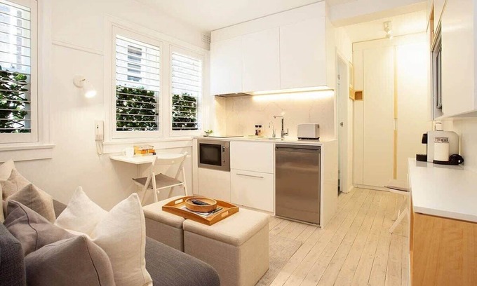 Rushcutters Bay Appartement | Appartement confortable dans un bâtiment Art déco à quelques minutes de la ville
