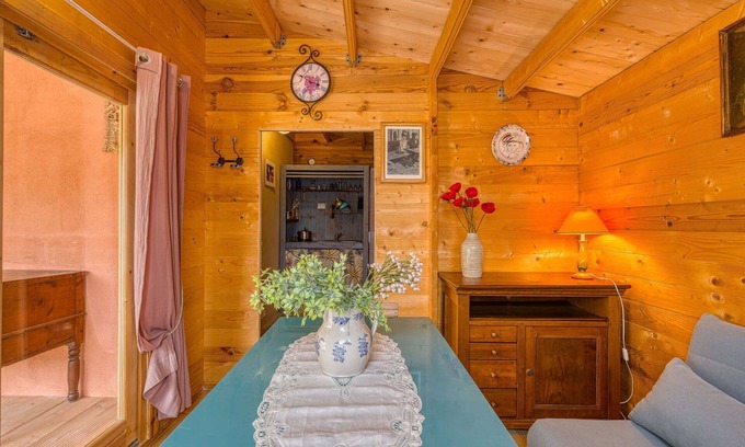 Saint-Laurent-La-Vernede Appartement | Cosy apartment for 2 guests with A/C, WIFI, pool, TV and terrace
