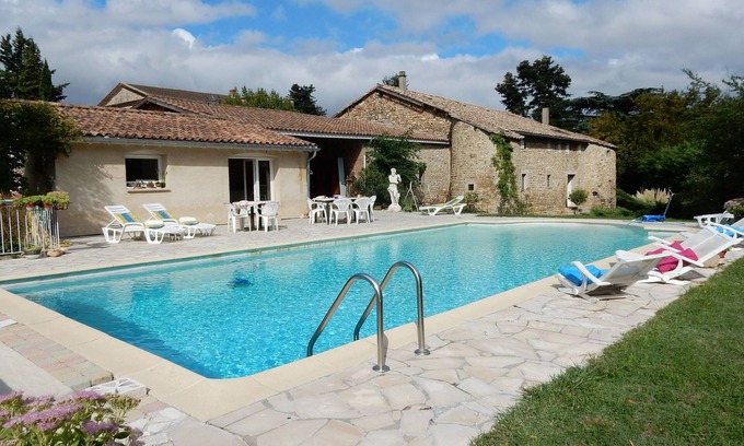 Alixan Maison | Maison de avec piscine privée près de Valence