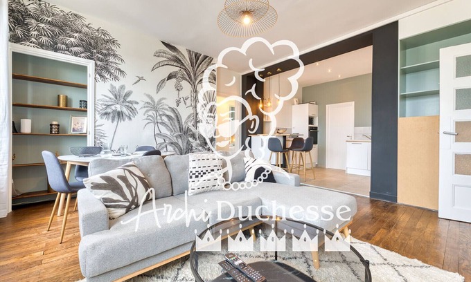 Quartier Grammont Appartement | Cosy Jungle : Un magnifique F5