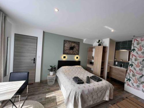 Tassin Appartement | Cosy studio l'éclipse Balneo