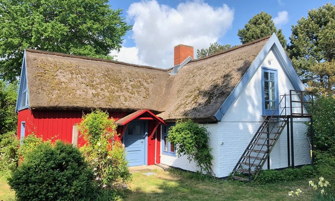 Bresewitz Maison | Cosy thatched house near Zingst, unobstructed view of Bodden and Sunset
