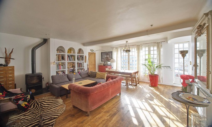 Pantin Appartement | Beau duplex 85 m2 rénové grande terrasse, 5 mn à pied de Paris proche canal Ourq
