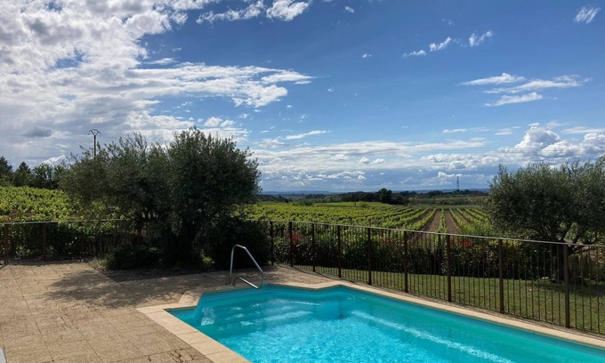 Montbrun-des-Corbieres Villa | Villa confortable avec piscine