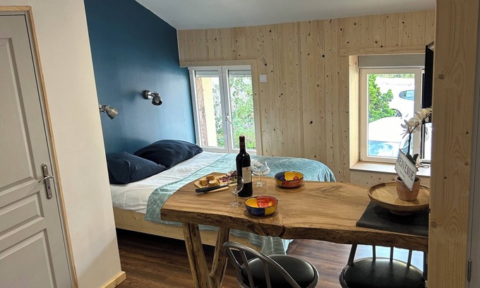Lepanges-sur-Vologne Appartement | Cosy Vosges-style studio 20 minutes from Gérardmer
