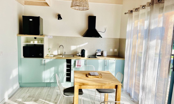 Thonon-les-Bains Cottage | Studio, 32m2, terrasse - 4 personnes
