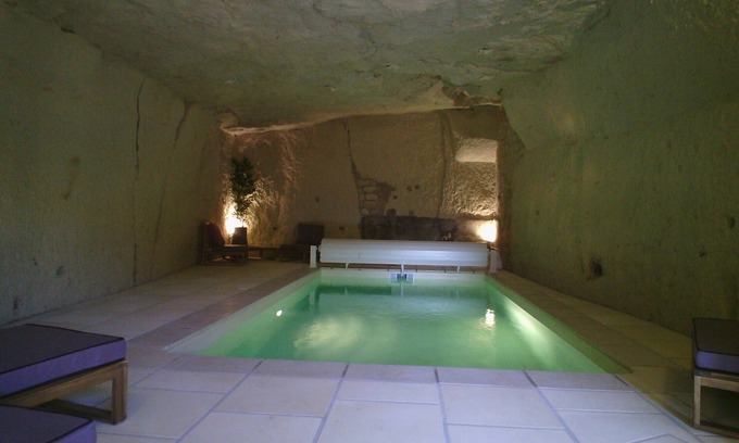 Bourre Maison | Cottage 8 pers. between Beauval and Chenonceau - swimming troglo