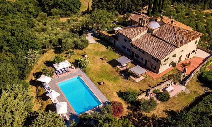 San Pietro in Bossolo Cottage | Cottage Murlo château colline magnifique paix et calme de la campagne près des villes d'art