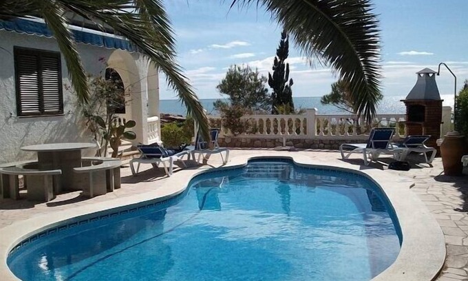 Costa Dorada Maison | Cottage sur la plage - vue incroyable sur la mer - piscine privée