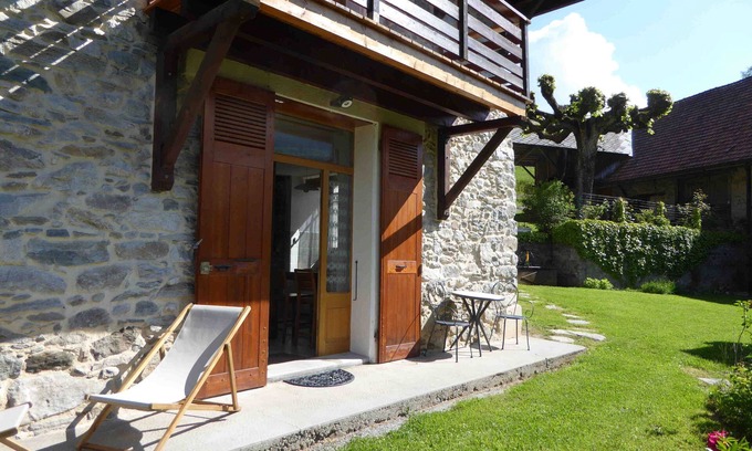 Sainte-Agnes Cottage | Gîte sous les trois pics Belledonne Isère Alpes Prapoutel Studio 2 personnes