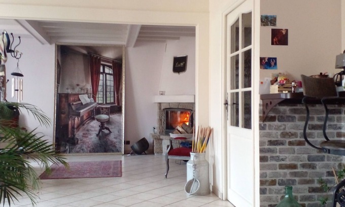 Saint-Christophe-dʼAllier Maison | Country House 'Nature Bien-être' with Mountain View, Shared Terrace and Private Garden