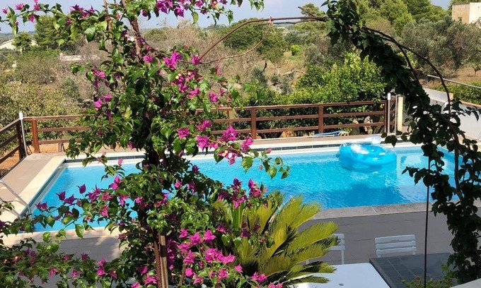 Neviano Maison | Maison de campagne à 15 km de Gallipoli avec piscine privée The Blue House